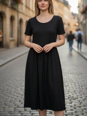 uniqlo jersey dress Women's Brushed Jersey Dress